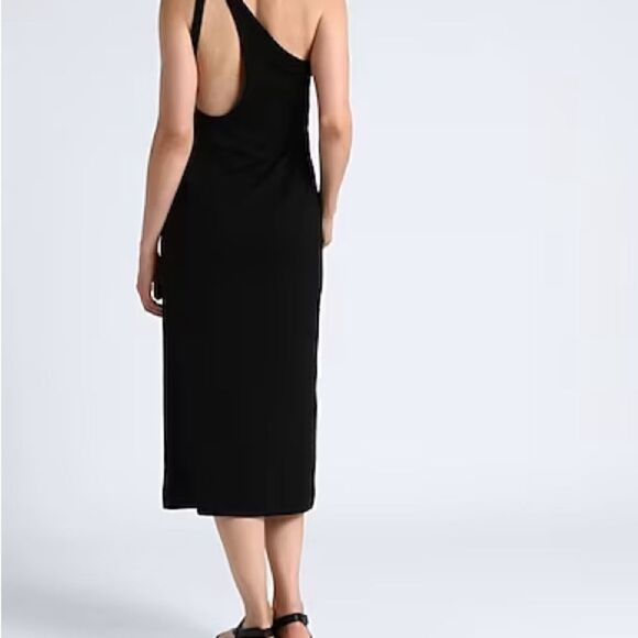NINETY PERCENT ASTRID STRETCH TENCEL SJ ASYMETRIC STRAP DRESS - Picture 4 of 9